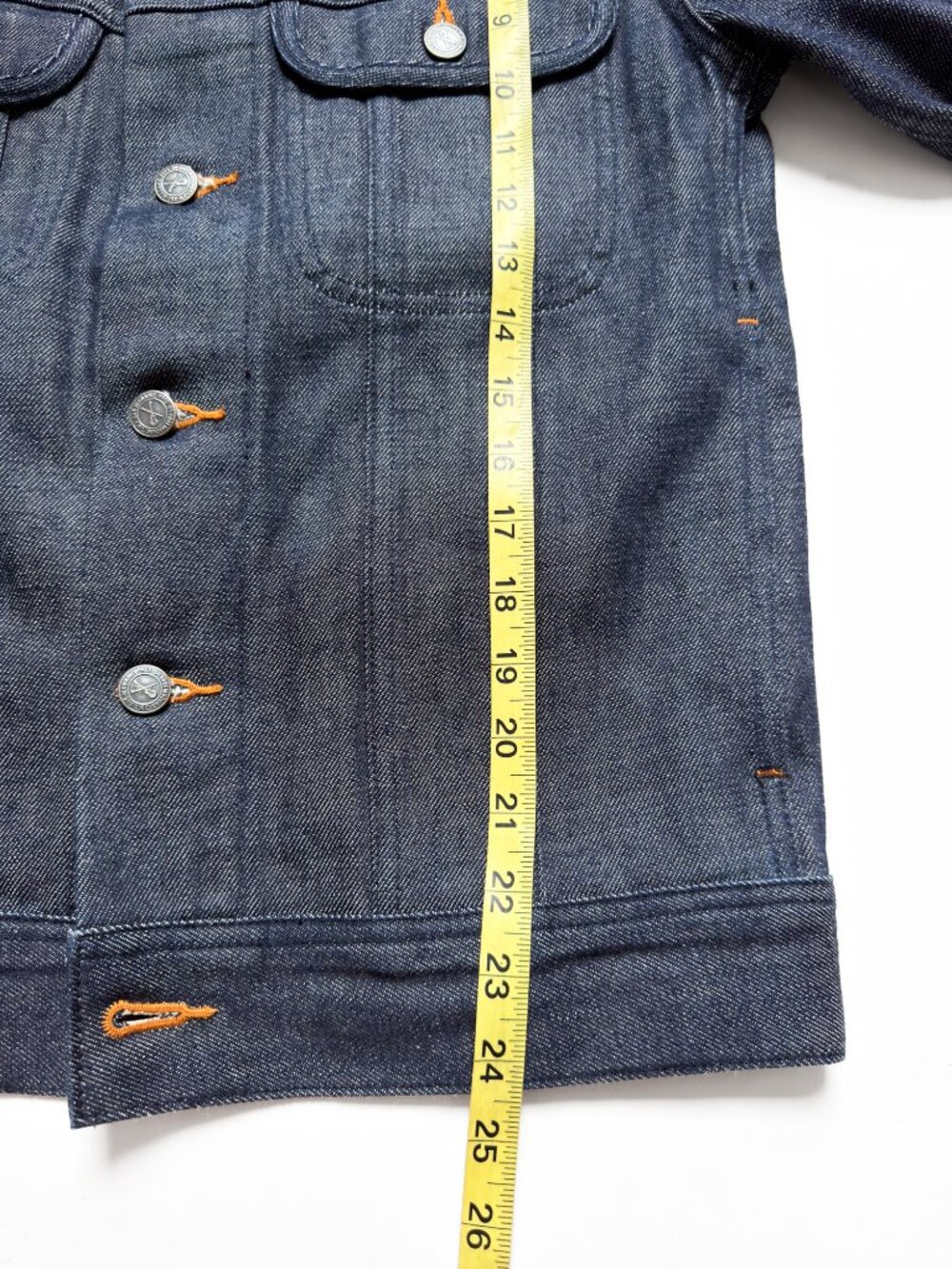A.P.C. Raw Denim Jacket Indigo Men’s Size XXS - Picture 7 of 9